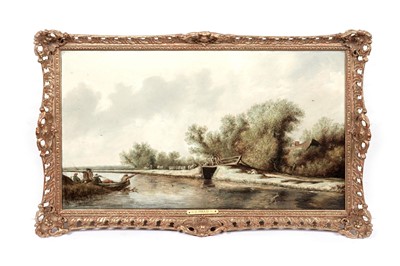 Lot 1159 - J. Held - The River Crossing | oil