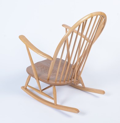 Lot 7 - Ercol: a No. 315 grandfather rocking chair.