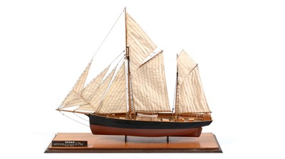 Lot 662 - A scratch-built scale model of the trading ketch Hobah
