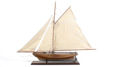 Lot 1220 - A fine Victorian scratch-build pond yacht