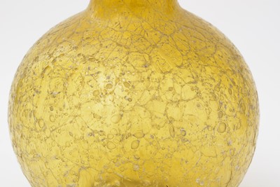 Lot 46 - Webb crizzled glass vase