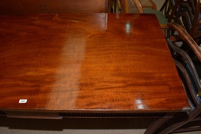 Lot 1089 - A George III mahogany serving table