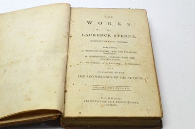 Lot 37 - Sterne (Laurence) The Works Of, 8 Vols, 8vo,...