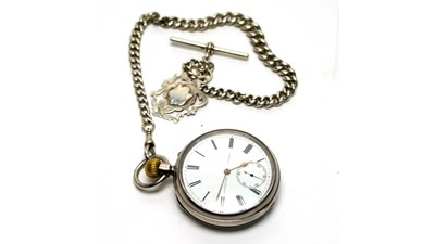 Lot 175 - A Victorian silver cased open faced pocket watch, by J.B. Yabsley