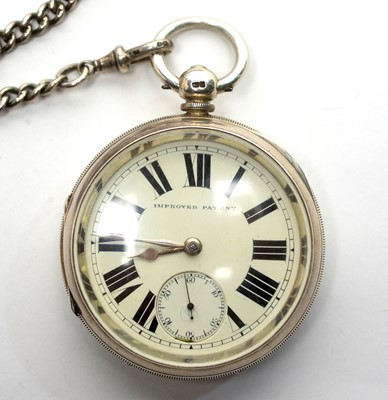Lot 180 - A Victorian silver cased open faced pocket watch, by Israel Jacobs