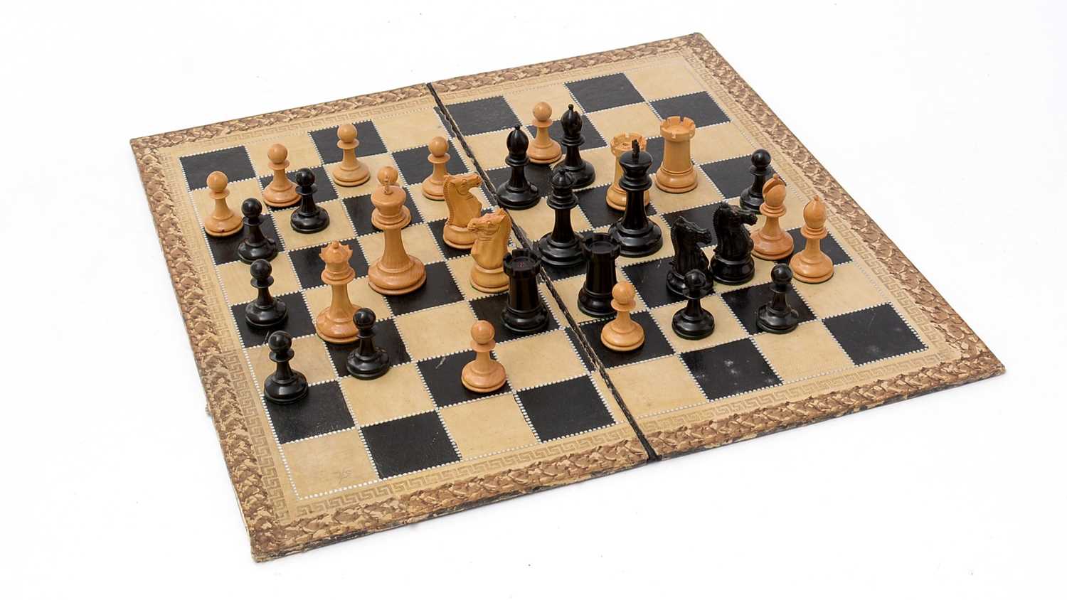 Lot 65 - Jaques, London Staunton chess set