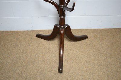 Lot 6 - A Victorian style mahogany nine-branch hat and coat stand.