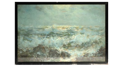 Lot 1105 - John Falconar Slater - Sunspot and Seaspray | oil