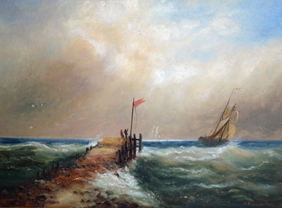 Lot 86 - Stephen Brownlow - Off the North East Coast | oil
