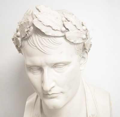Lot 336 - A bust of Napoleon as Caesar