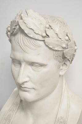 Lot 336 - A bust of Napoleon as Caesar