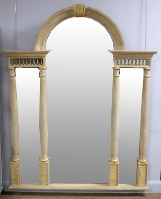 Lot 107 - Harrison-Gil: a modern large and impressive designer wall mirror.