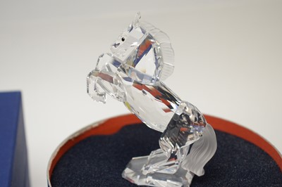 Lot 425 - A collection of Swarovski horses.