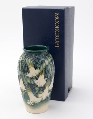 Lot 61 - Moorcroft Angel's Trumpets pattern vase