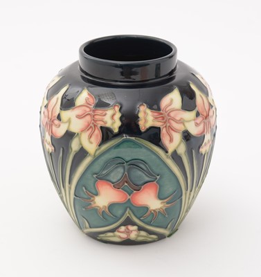 Lot 65 - Moorcroft Carousel pattern ginger jar and cover