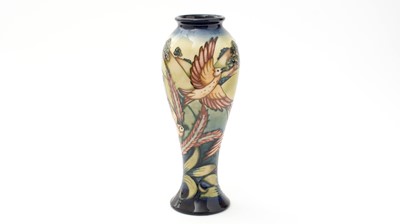 Lot 67 - Modern Moorcroft vase by Philip Gibson
