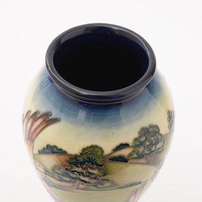 Lot 67 - Modern Moorcroft vase by Philip Gibson
