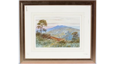 Lot 767 - John Wilson Hepple - Undulating Landscape in the Gloaming | watercolour