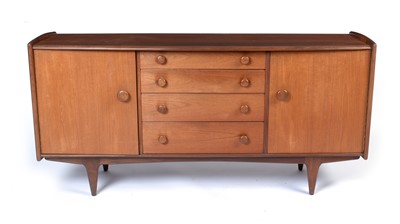 Lot 32 - John Herbert for A. Younger Ltd: a mid Century Volnay range dining room suite.