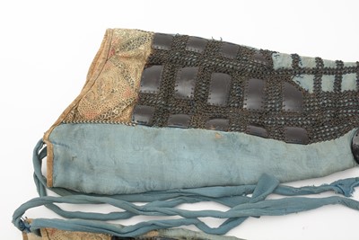 Lot 813 - A pair of Kusari sleeves (kote), together with a cuisses