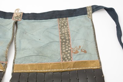 Lot 813 - A pair of Kusari sleeves (kote), together with a cuisses