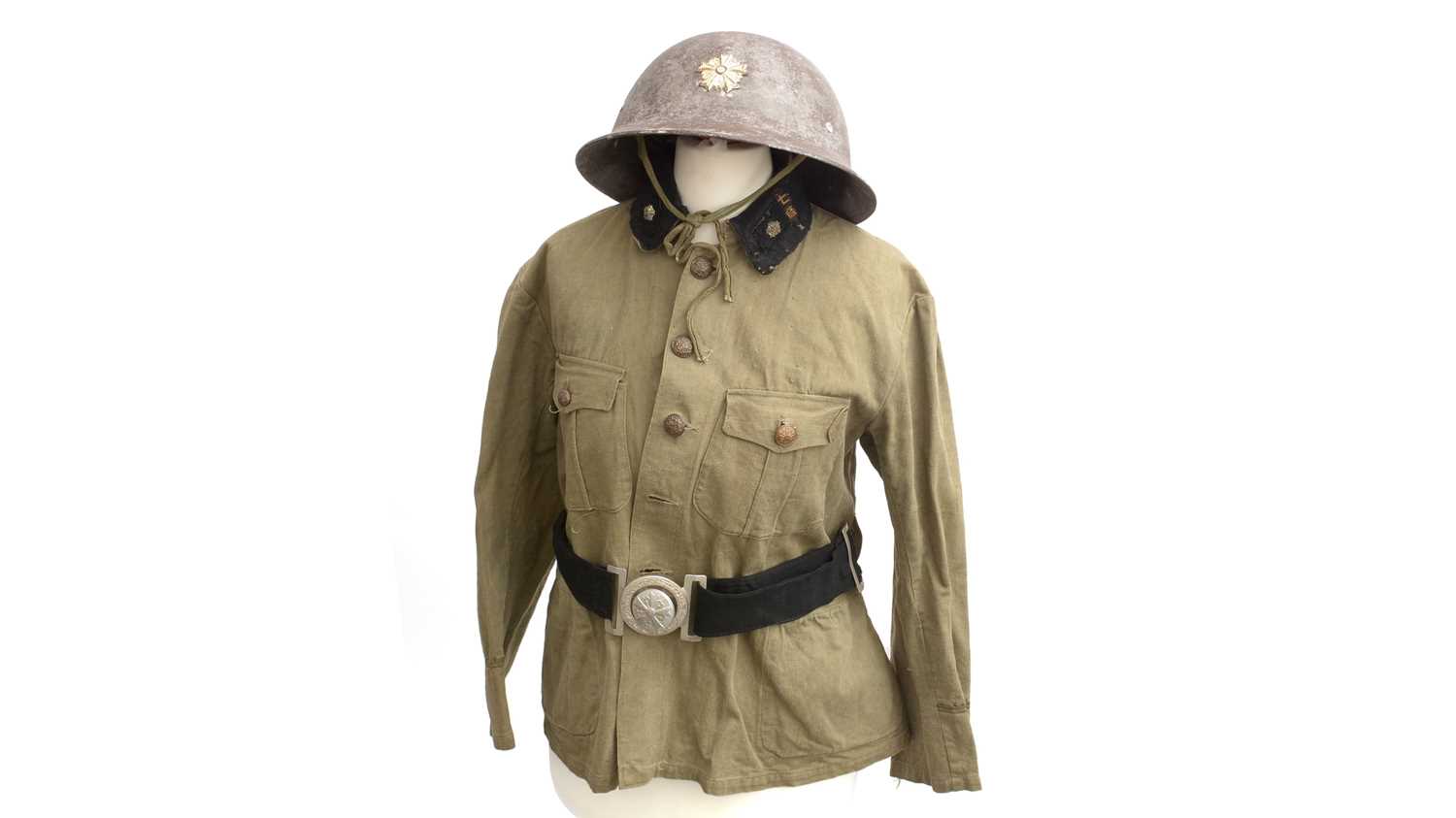 Lot 814 - Japanese Air Raid Warden uniform