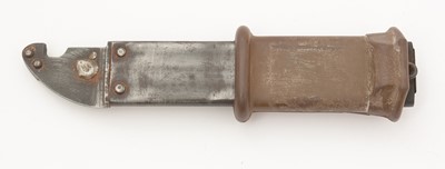 Lot 785 - A Swedish Mauser rifle bayonet, M1896, and another