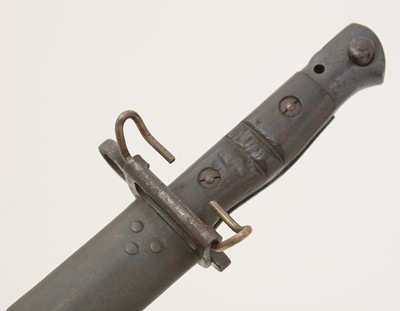 Lot 787 - An American bayonet and another.