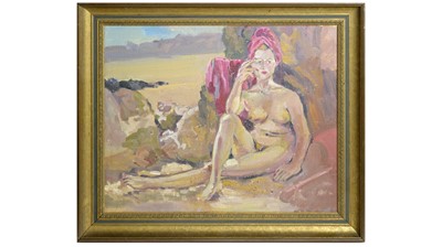 Lot 228 - Olwen Tarrant - Nude Bather | oil