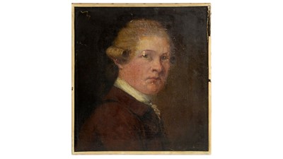 Lot 660 - Follower of Sir Joshua Reynolds - Portrait of a Gentleman with Powdered Wig | oil