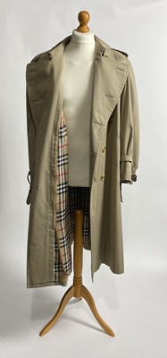 Lot 604 - A gentleman's vintage Burberry classic trench coat | with removable winter lining