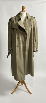 Lot 604 - A gentleman's vintage Burberry classic trench coat | with removable winter lining