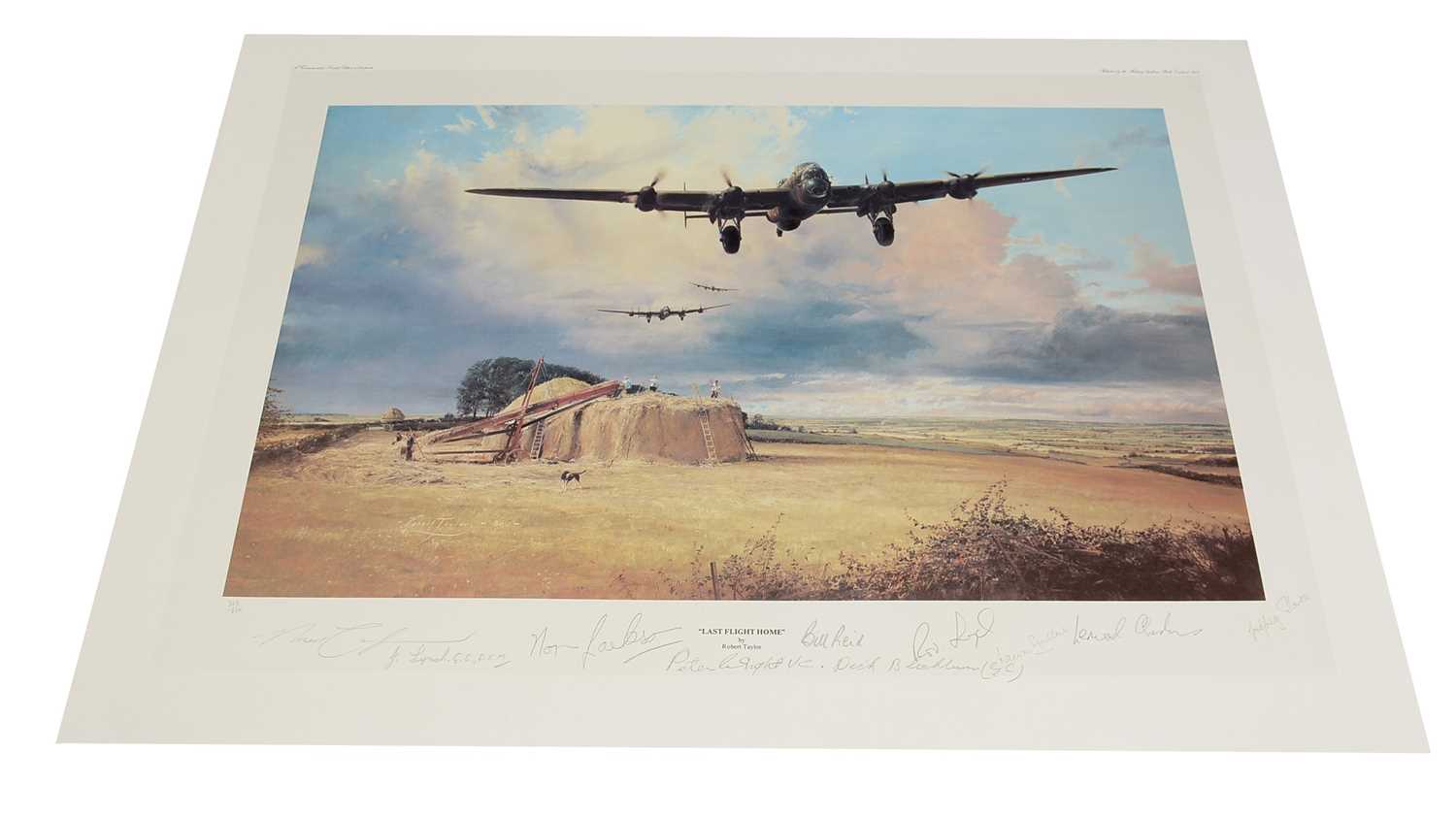 Lot 736 - Limited edition print after Robert Taylor 'Last Flight Home'