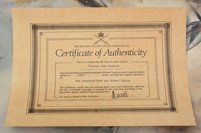 Lot 737 - Limited edition print after Robert Taylor, 'Victory over Dunkirk'