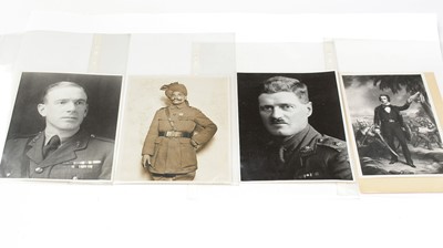 Lot 735 - A collection of cabinet photographs and other portrait photographs of Victoria Cross recipients