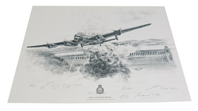 Lot 716 - Three limited edition military interest signed prints