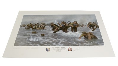 Lot 717 - Two signed military limited edition prints.