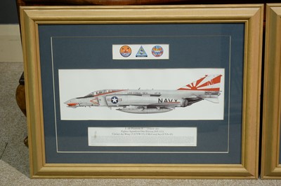 Lot 722 - A selection of prints of military aircraft