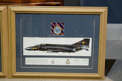 Lot 722 - A selection of prints of military aircraft