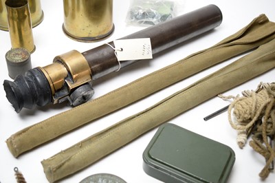 Lot 792 - A selection of military items.