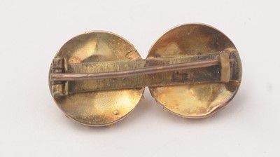 Lot 138 - Two Victorian gold brooches