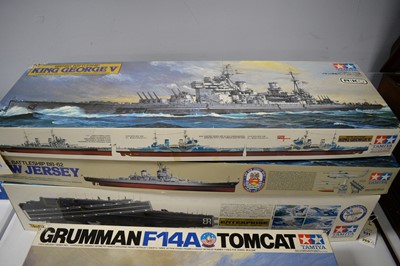 Lot 535 - A selection of Tamiya scale model kits.