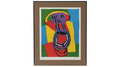 Lot 144 - Karel Appel - Personnage | limited edition lithograph