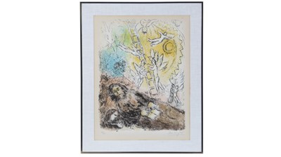 Lot 146 - Marc Chagall - The Prophet | limited edition lithograph