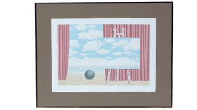 Lot 240 - René Magritte - La Belle Captive (Plate III) | lithograph