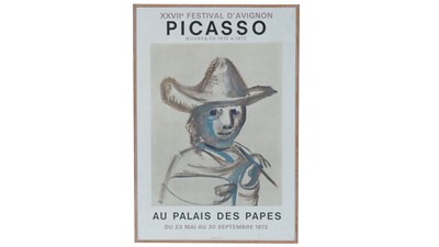 Lot 151 - After Pablo Picasso - Exhibition poster for 27th Festival D'Avignon | lithograph