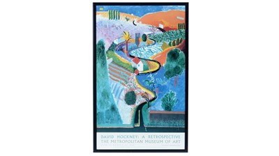 Lot 152 - After David Hockney - Poster for David Hockney: A Retrospective | offset lithograph