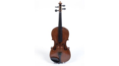 Lot 494 - German violin labelled Jn Baptist Schweitzer 1813