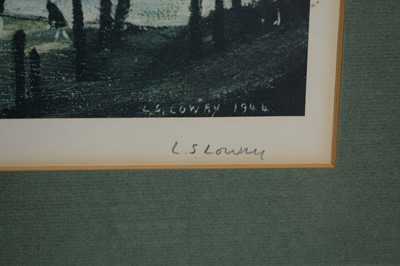Lot 202 - After L. S. Lowry RBA RA - An Industrial Town | signed limited edition collotype