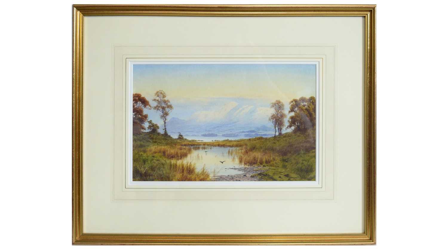 Lot 620 - Edward H. Thompson - Skiddaw Greets the Morning Sun | watercolour